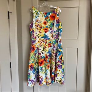 Gorgeous watercolor floral dress